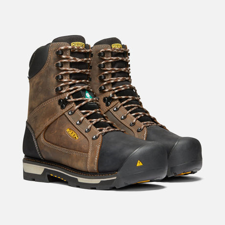 Keen CSA Oakland 8" 400G Carbon Waterproof - Includes a heat-resistant rubber outsole for durability in harsh environments.