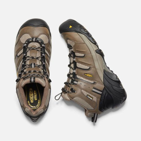 Keen CSA Lansing Mid: Essential protection with steel toe and slip-resistant traction. Perfect for construction and trucking.