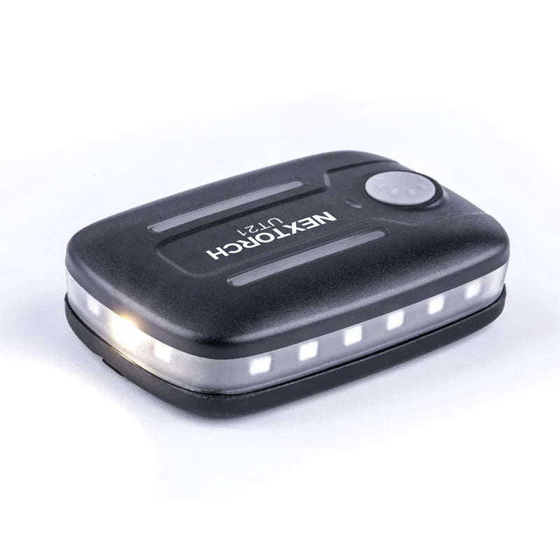 NexTorch - Lampe de sécurité/d'avertissement multifonction UT21 (capteur de gravité et de tapotement)