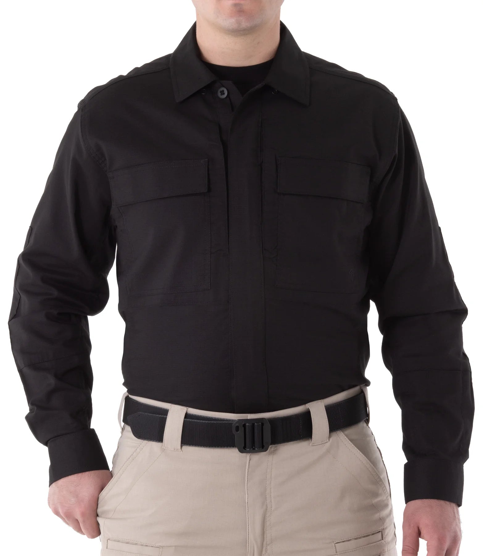 First Tactical V2 BDU Camicia Manica Lunga - Uomo, Midnight Navy, Taglia XL, Tessuto Ripstop 65/35 - 3
