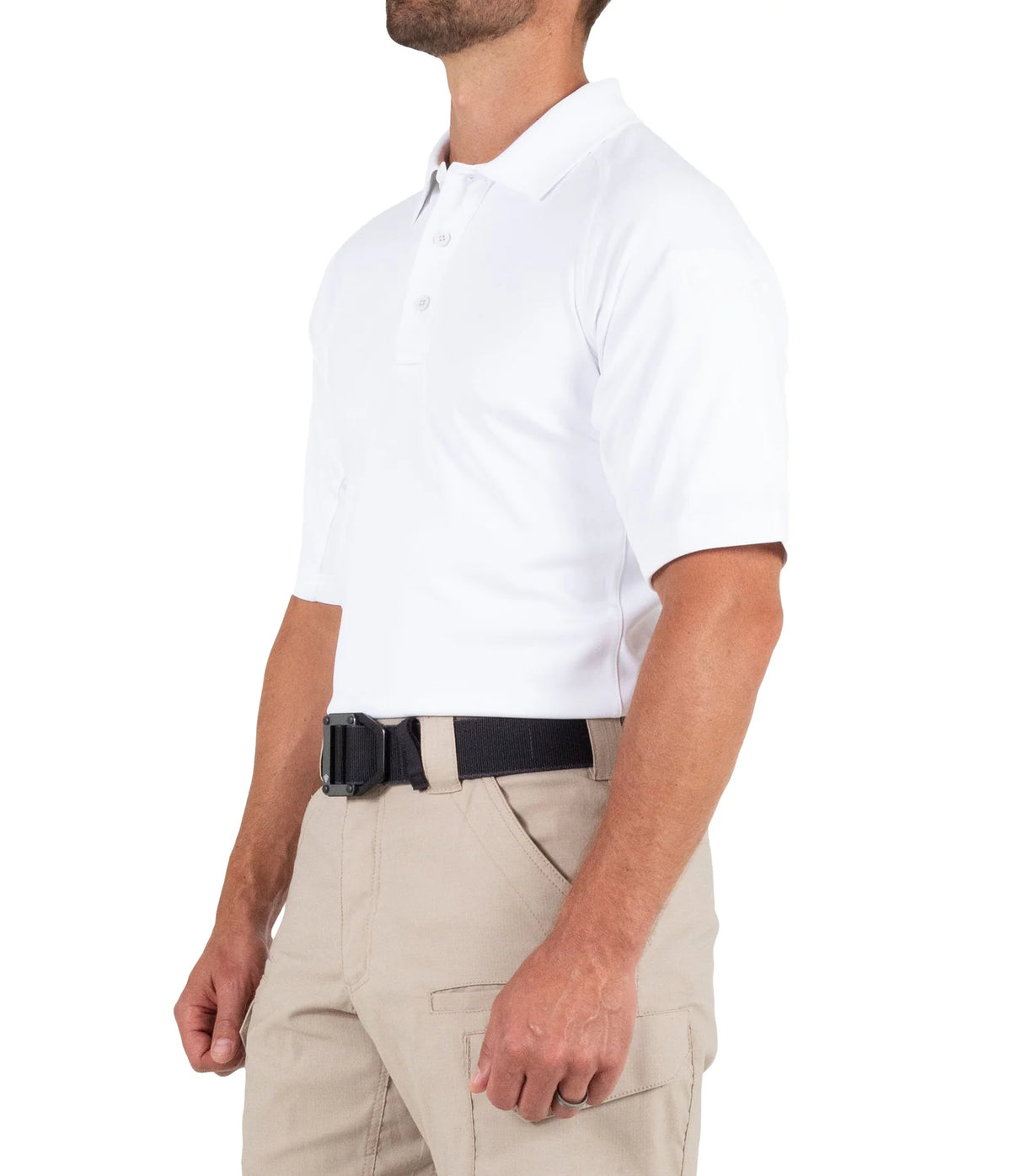 Polo tactique à manches courtes pour homme