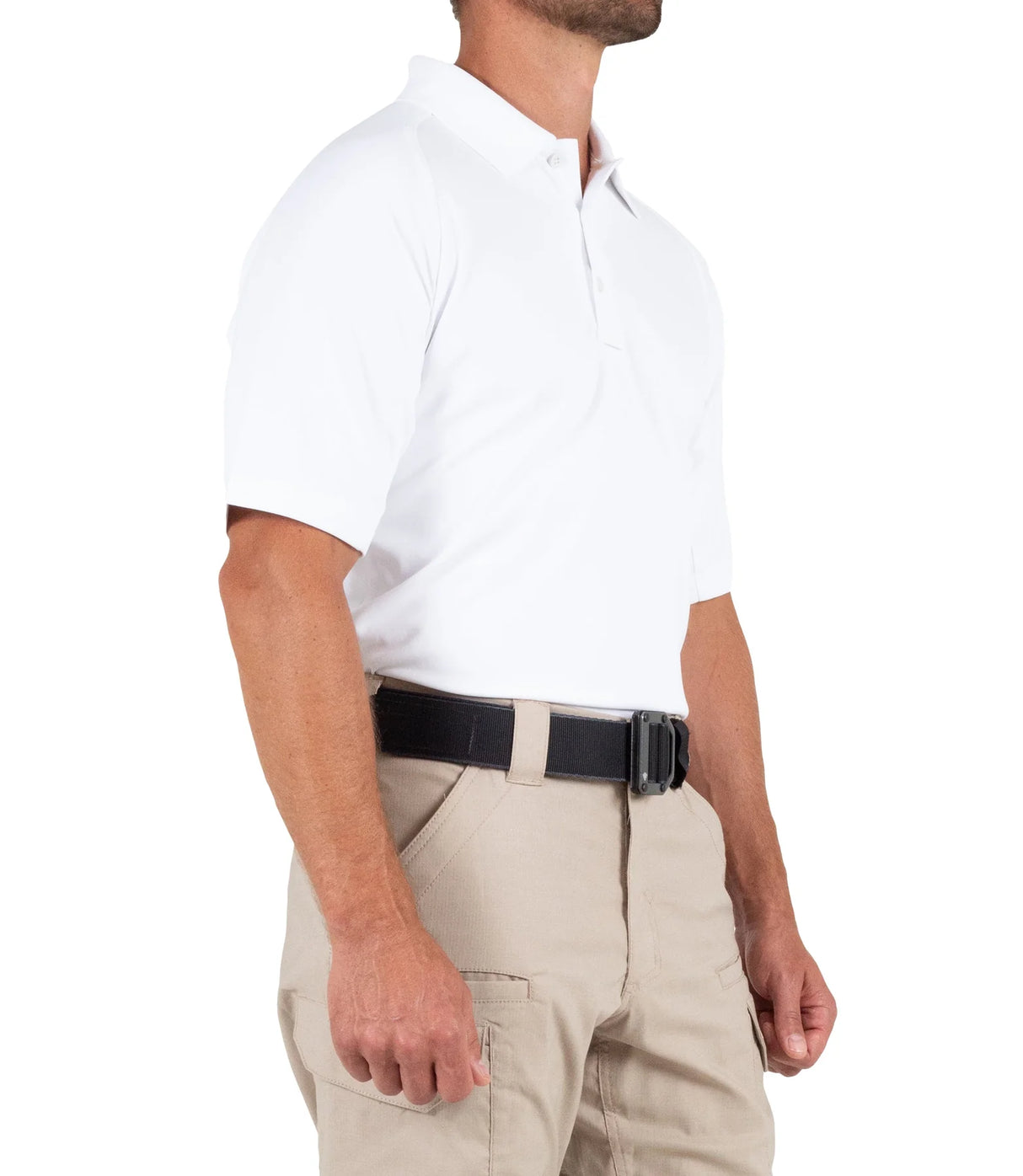 Polo tactique à manches courtes pour homme