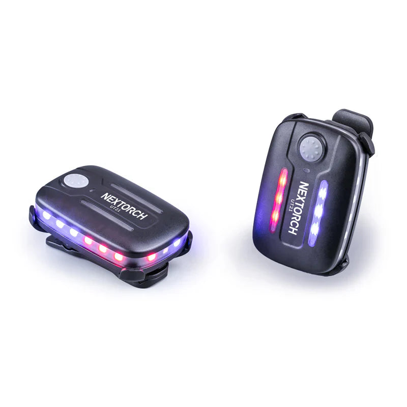 NexTorch - Lampe de sécurité/d'avertissement multifonction UT21 (capteur de gravité et de tapotement)