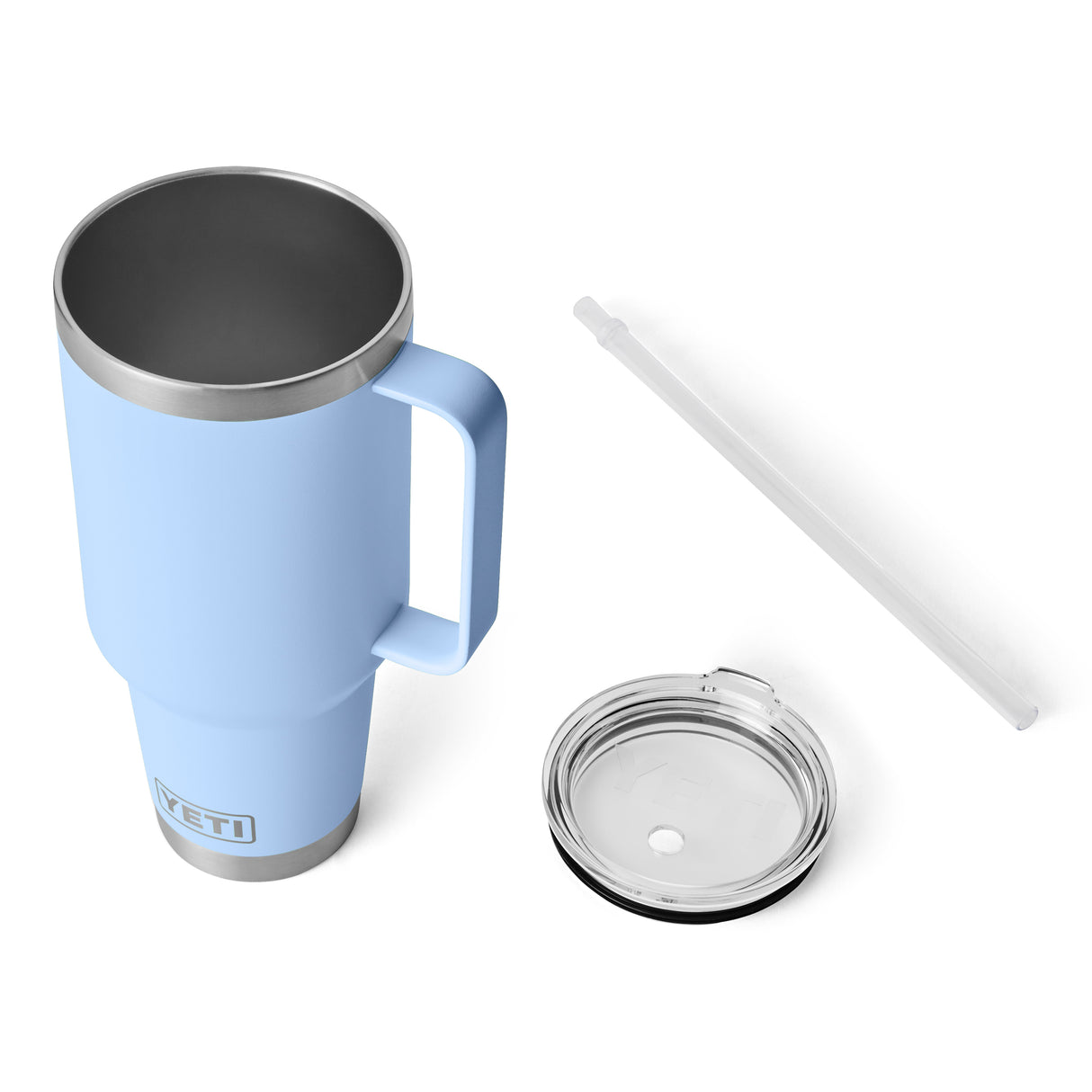YETI - Tasse à paille Rambler 42 oz - Grand bleu ciel