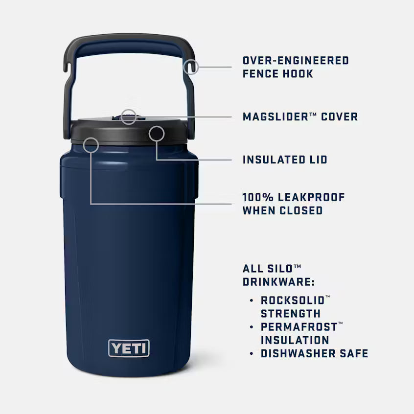 YETI - Silo 1/2 Gallon Straw Jug - Venom