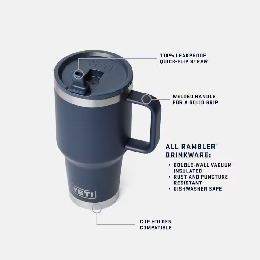 YETI - Rambler Travel Straw Mug - Grasshopper