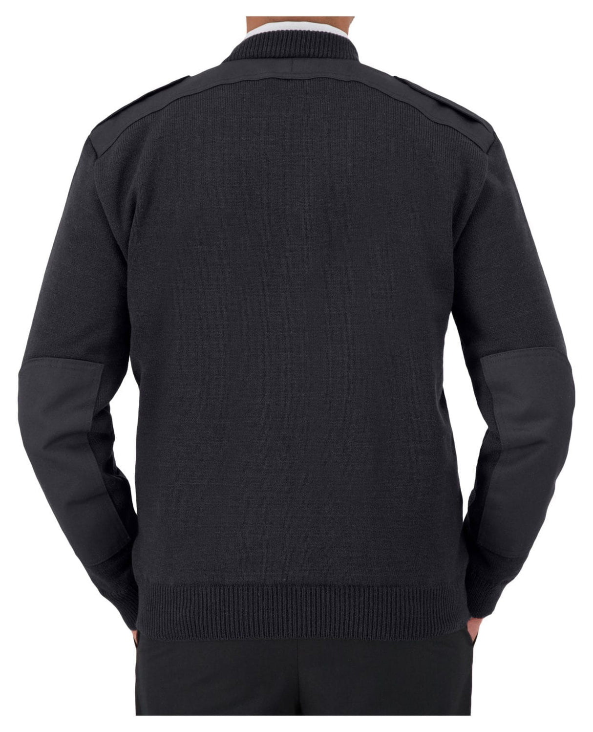 Cobmex - Pull en jersey doublé coupe-vent à col en V pour femme