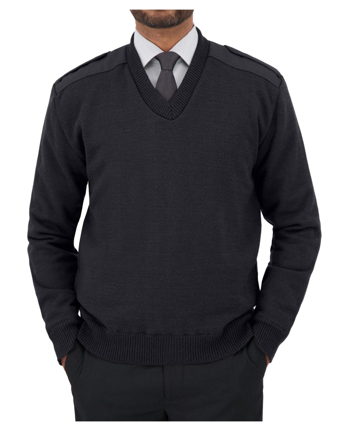 Cobmex - Pull en jersey doublé coupe-vent à col en V pour femme