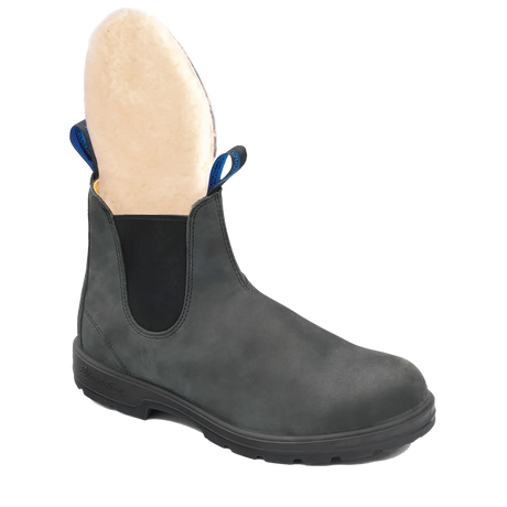 Blundstone #1478 Winter Thermal Classics: 100% wool fleece footbed for cozy comfort.