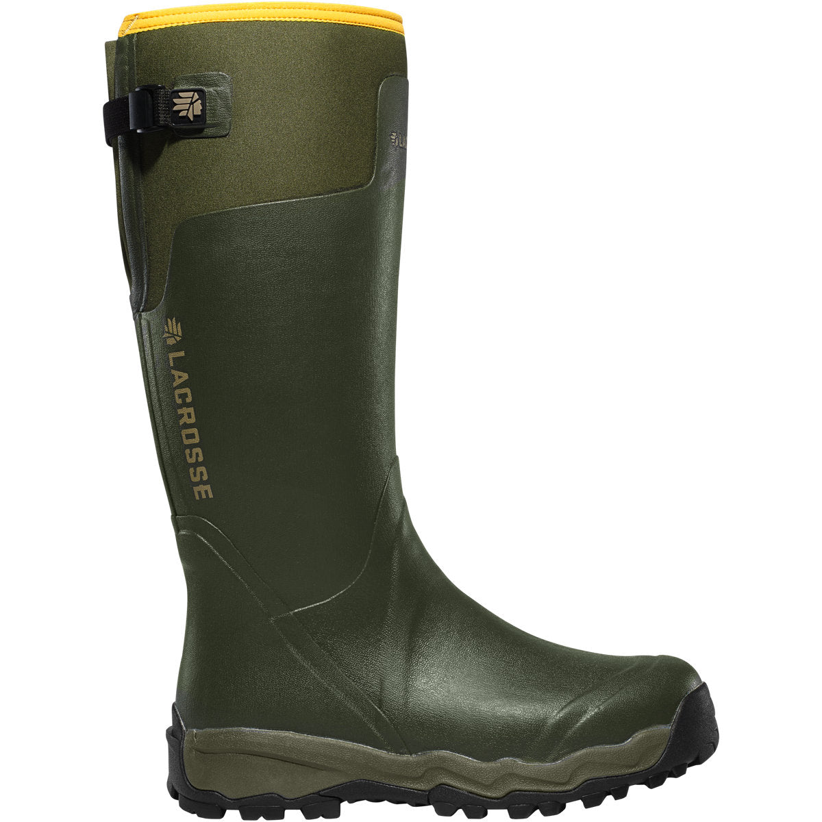 Lacrosse Alphaburly Pro 18" Hunting Boot - Premium rubber and neoprene. Lightweight, warm, waterproof. Ideal for mud, snow, and tough terrain.

