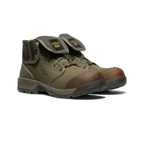 Keen CSA Roswell Mid Boot - Features a fold-down design for added convenience and versatility.