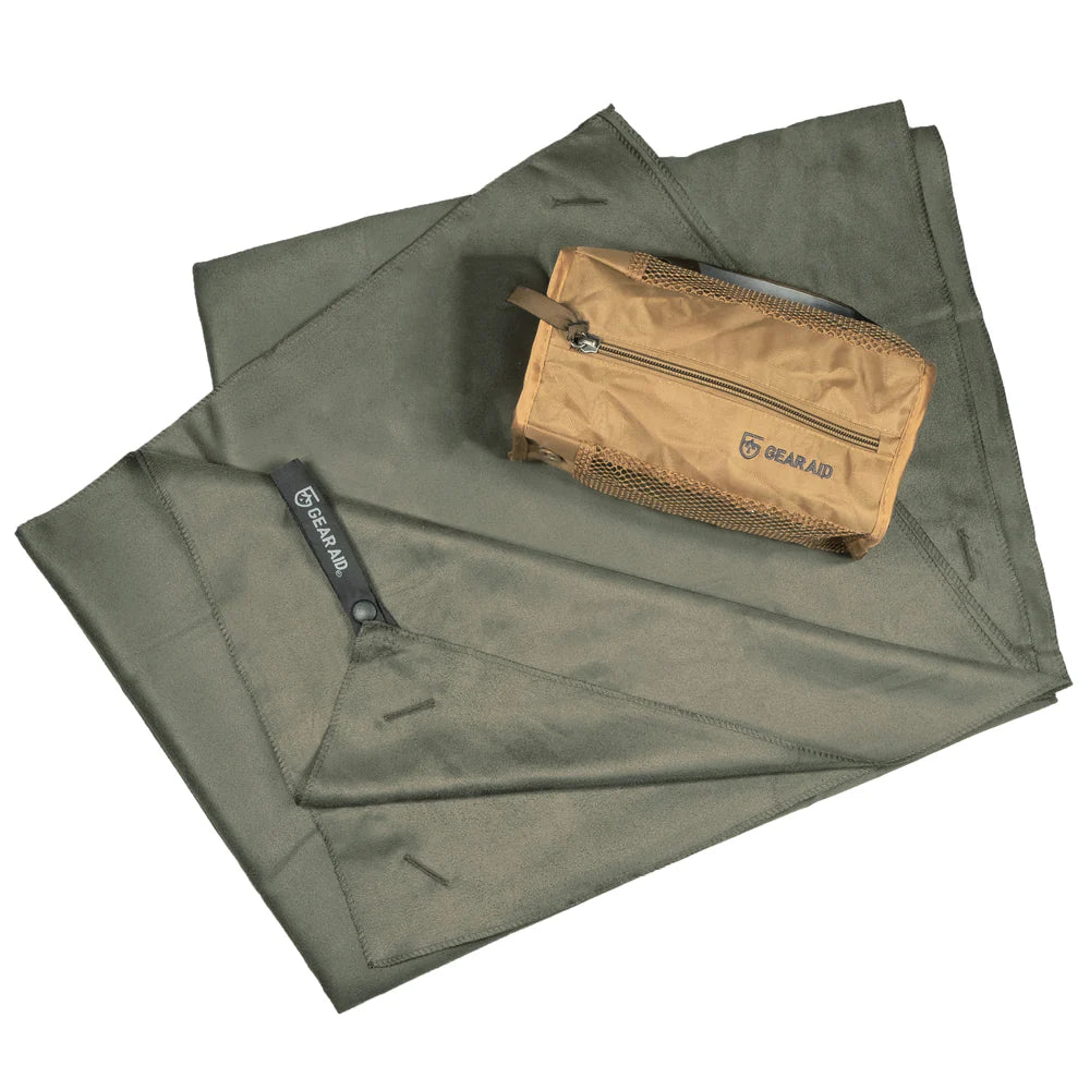 Gear Aid - Ultra Compact Microfiber Towel - XL OD Green