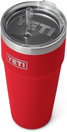 YETI - Rambler 769 ml Couvercle de tasse empilable avec paille
