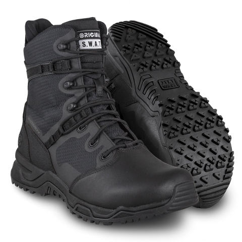 Waterproof Footwear: Durable PU upper, slip-resistant outsole.