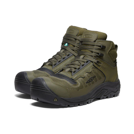 Keen CSA Reno Mid KBF Waterproof - Carbon-fiber toe provides superior protection without added weight.