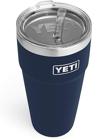 YETI - Rambler 769 ml Couvercle de tasse empilable avec paille