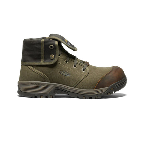 Keen CSA Roswell Mid Boot - Designed for various roles including construction, landscaping, and mechanics.