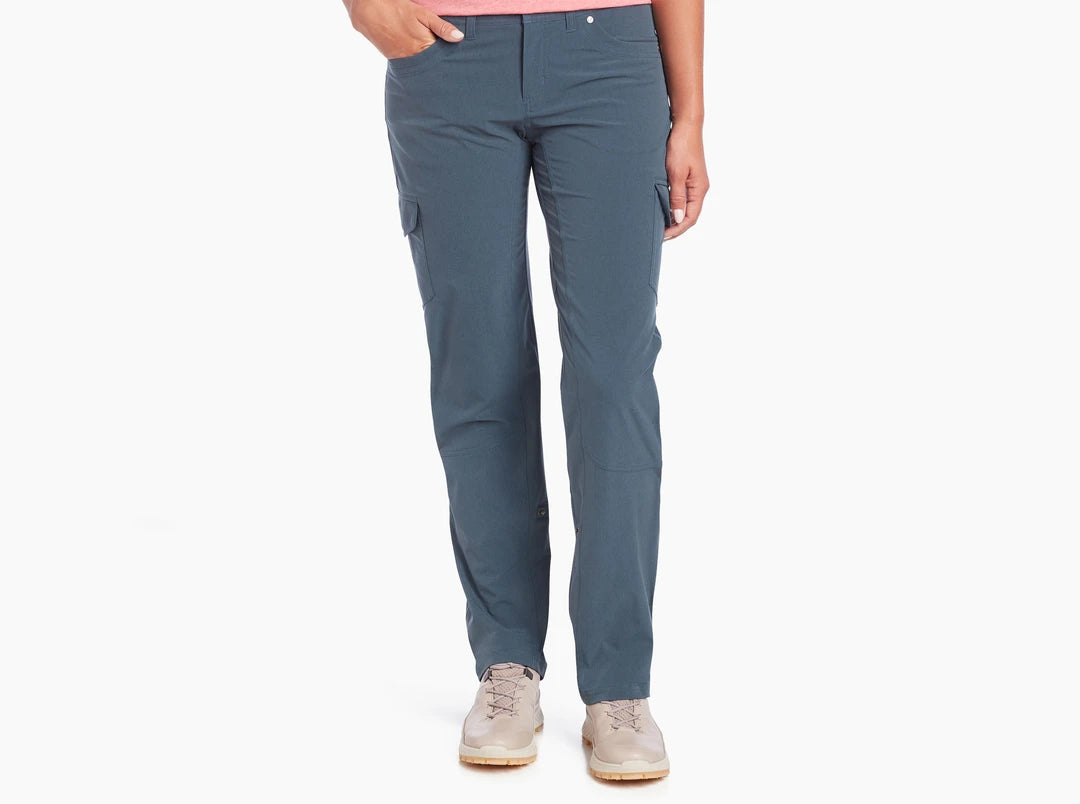 Convertible Capri Pant: Rolls up and fastens with a snap.