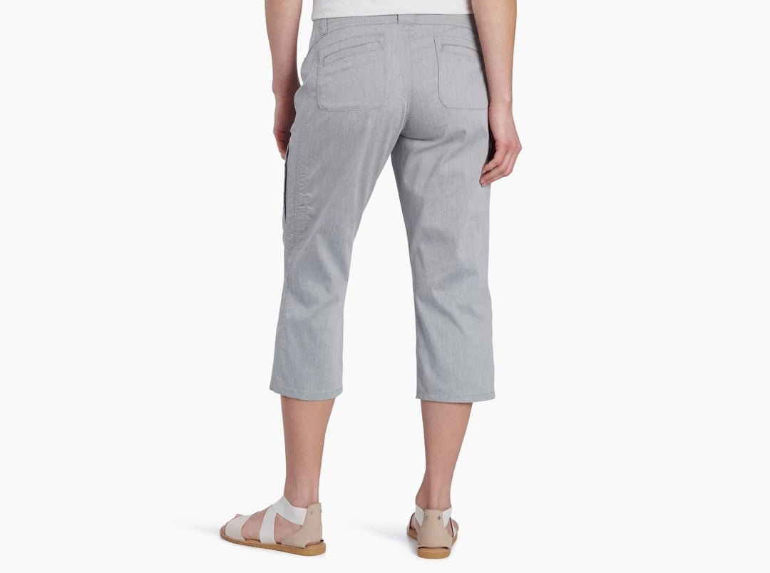 Lightweight Comfort Kapri: Enjoy breathable cotton blend fabric.