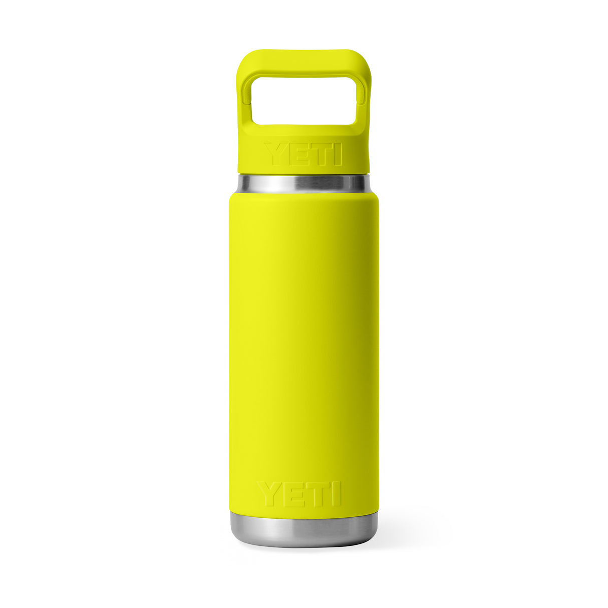 YETI - Bouteille Intl Rambler 26 oz avec paille - Jaune Firefly