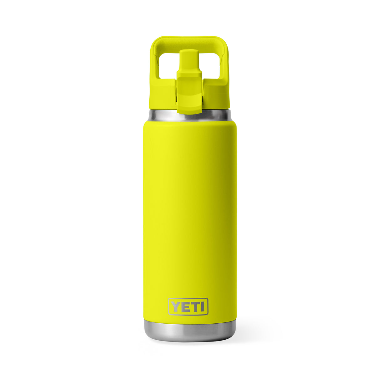 YETI - Bouteille Intl Rambler 26 oz avec paille - Jaune Firefly