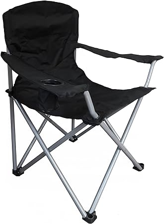World Famous - Folding Chair - Oversized, Black
