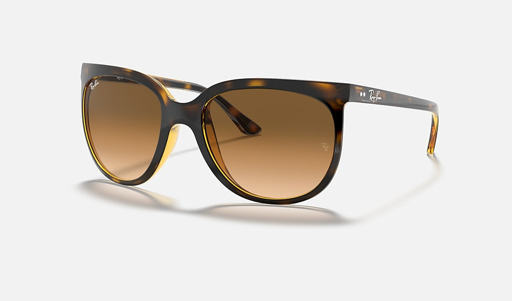 Ray-Ban Cats 1000 Light Havanna W/ Clear Gradient Brown Lenses