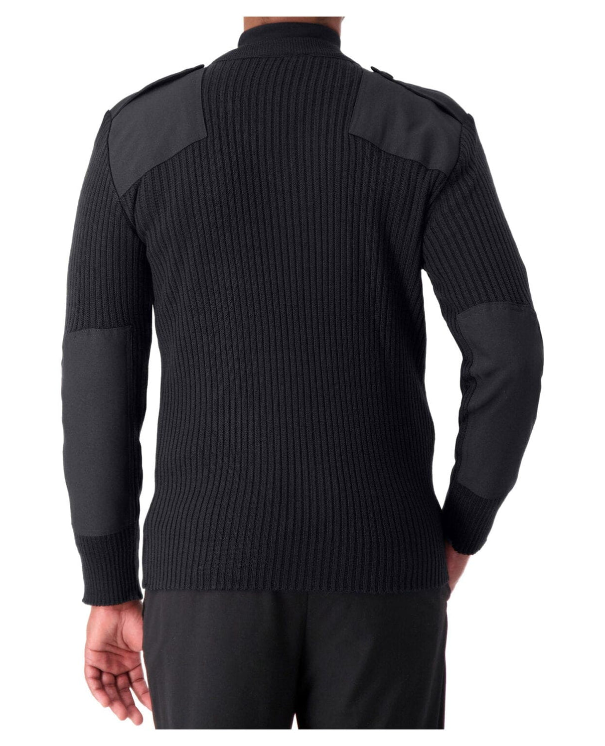Cobmex - V-Neck Rib Commando, Button Epaulettes, Poly-acrylic