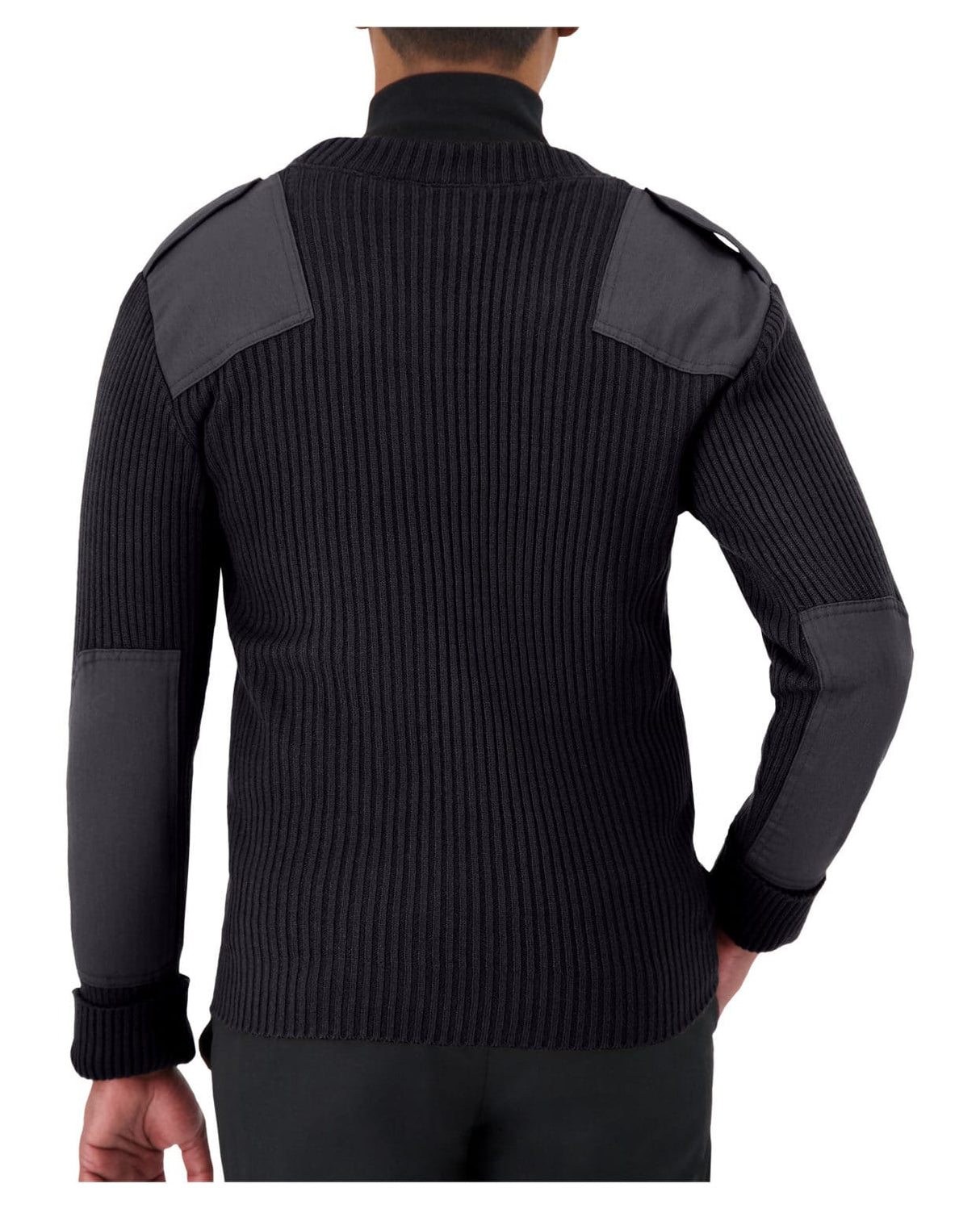 Cobmex - Crew Neck Military Rib, Velcro Epaulettes