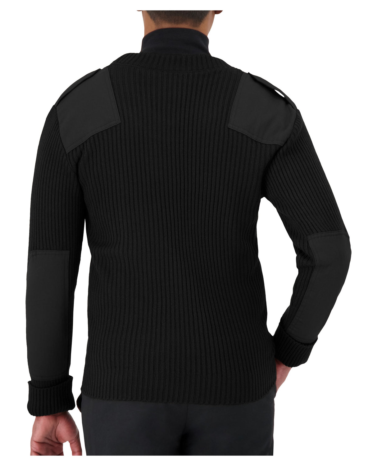 Cobmex - Crew Neck Military Rib, Velcro Epaulettes