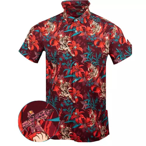 Retro Rifle - Lily Fang Button Down Shirt