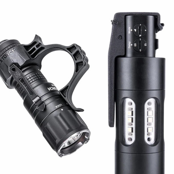 NEXTORCH - ND30B Tactical electronic flash-bang device with V26 pouch