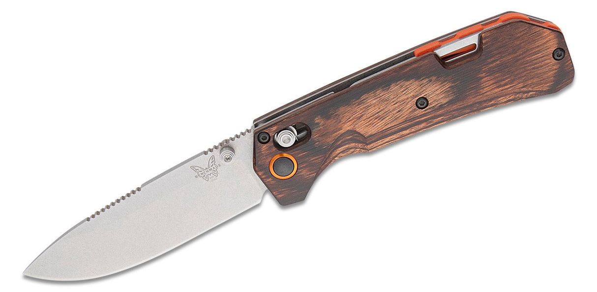Grizzly Creek Drop Point Axis Folder Wood