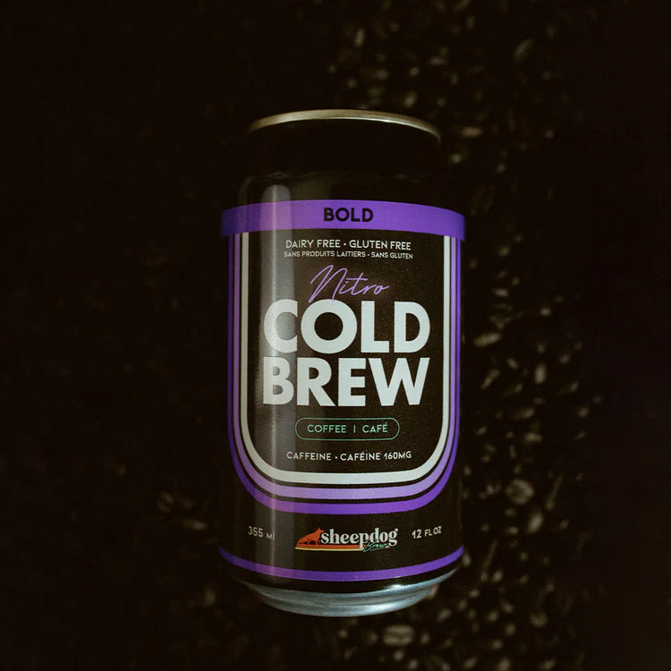 Sheepdog Brew Co - Bold Cold Brew Coffee, 355 ml/can