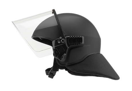 Helmet, Impact Riot - Busch AMR-1E, Fullcut with short rail, 3mm Visor & Standard Neck Protector