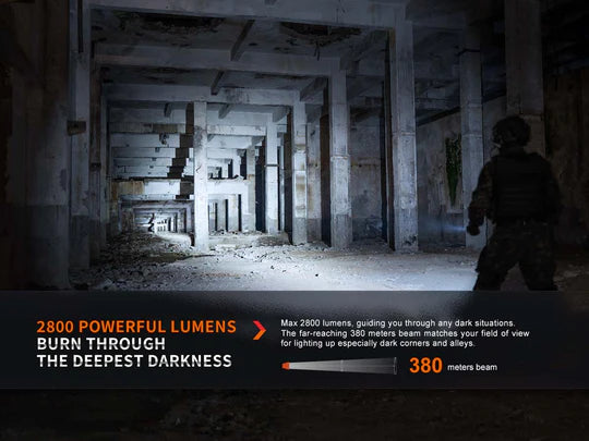 Fenix PD36R PRO Rechargeable Flashlight - ARB-L21-5000 V2.0 included