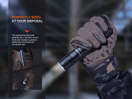 Fenix PD36R PRO Rechargeable Flashlight - ARB-L21-5000 V2.0 included