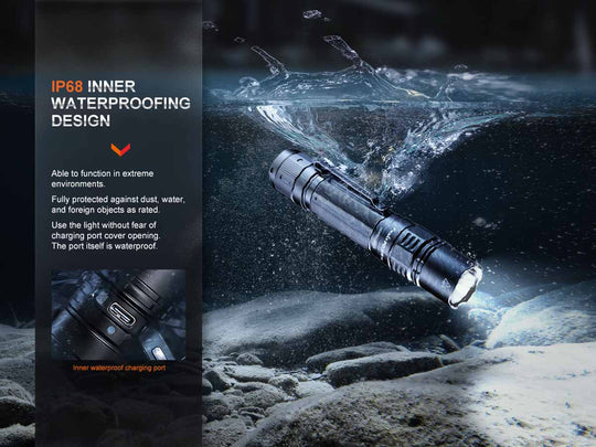 Fenix PD36R PRO Rechargeable Flashlight - ARB-L21-5000 V2.0 included