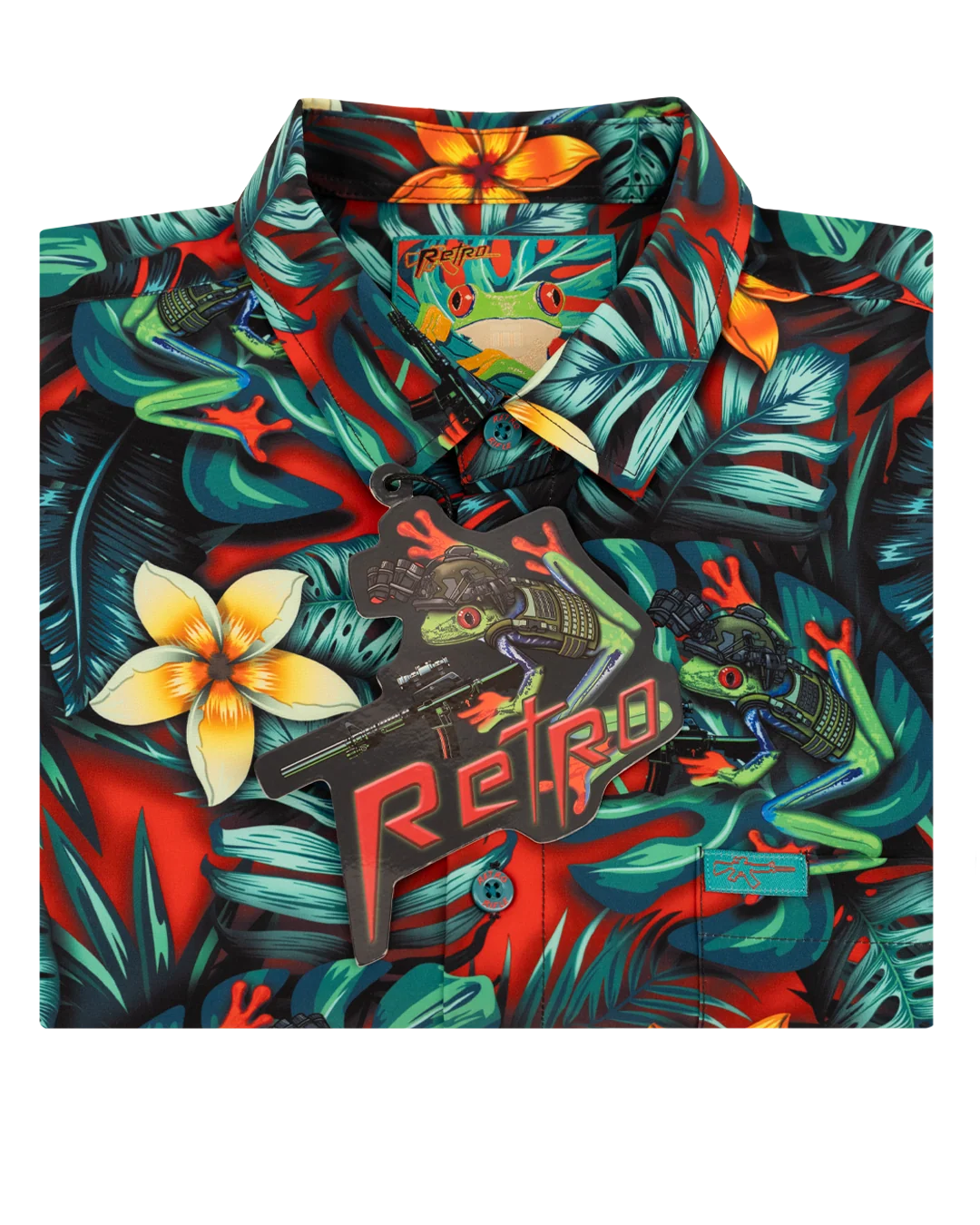 Retro Rifle - Frogman Button Down Shirt