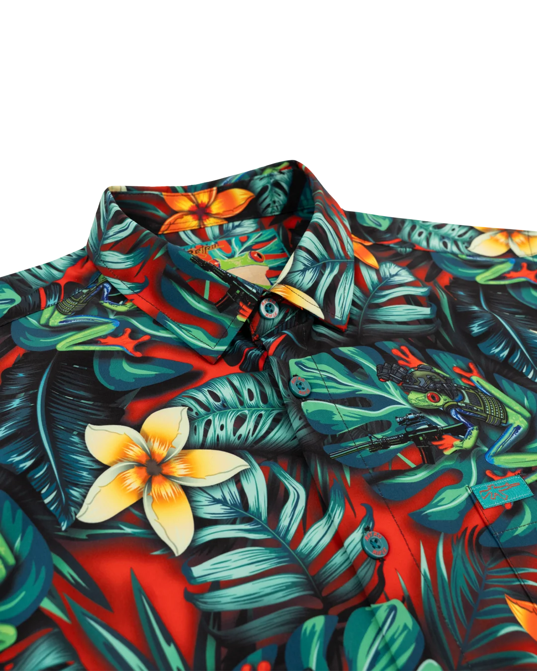 Retro Rifle - Frogman Button Down Shirt