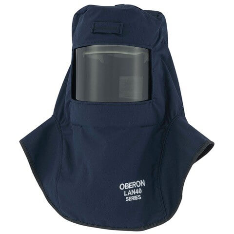 Oberon 40 Cal LAN Arc Flash Kit with Escape Strap (Hood, Coat, and Bib Suit Set)