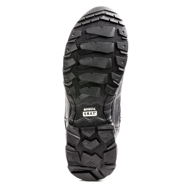 Waterproof Boots: Durable construction, essential for security and police work.