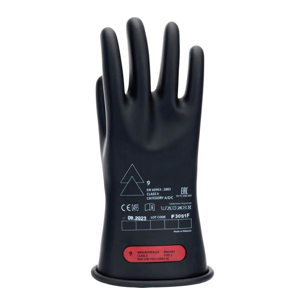 Oberon Class 0 Rubber Electrical Gloves