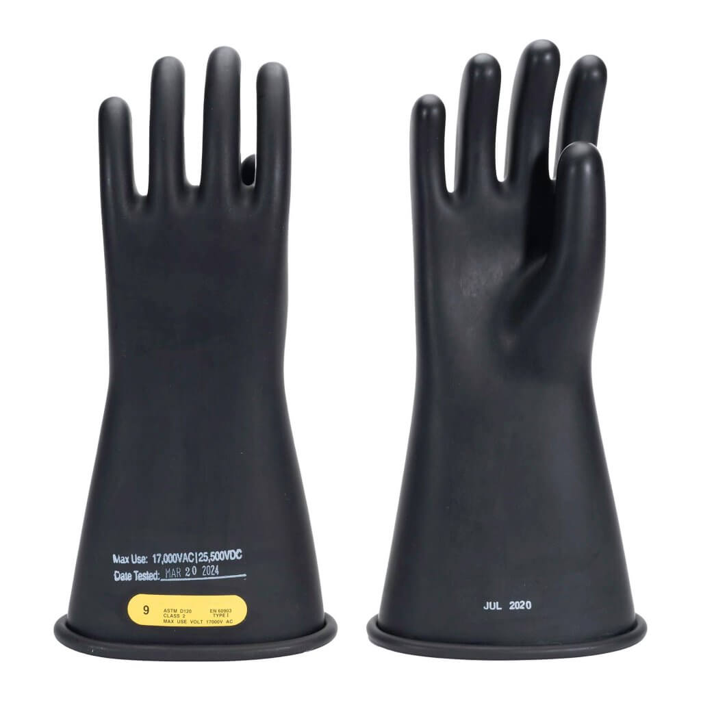 Oberon Class 2 Rubber Electrical Gloves