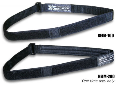 RIPP Restraints - Quick Cuff, EMS, Plastic 'D' Ring, Black