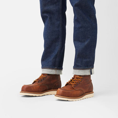 Heritage 6" Classic Moc: Puritan triple-stitch and Traction Tred outsole for durability.