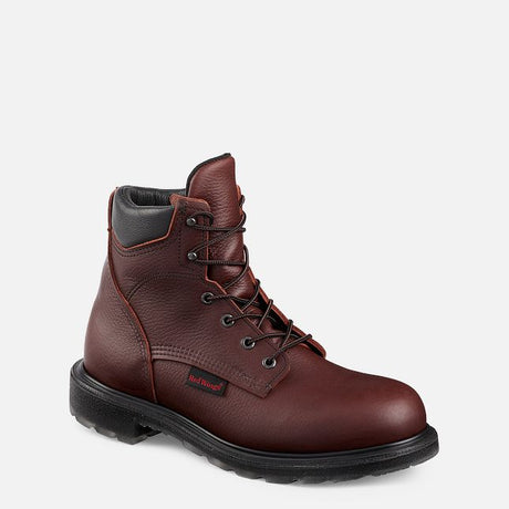 Red Wing Supersole 2.0 Men's 6" Boot: Steel toe protection for safety in tough work environments.