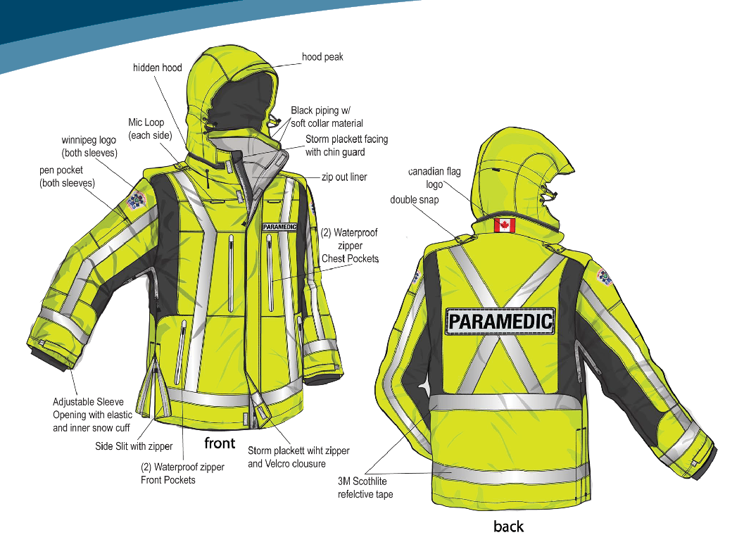 Kendric Projects 7716 Womens Hi-Vis Insulated Parka