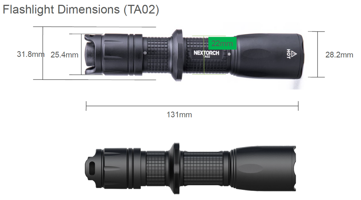 NEXTORCH - TA02 Flashlight