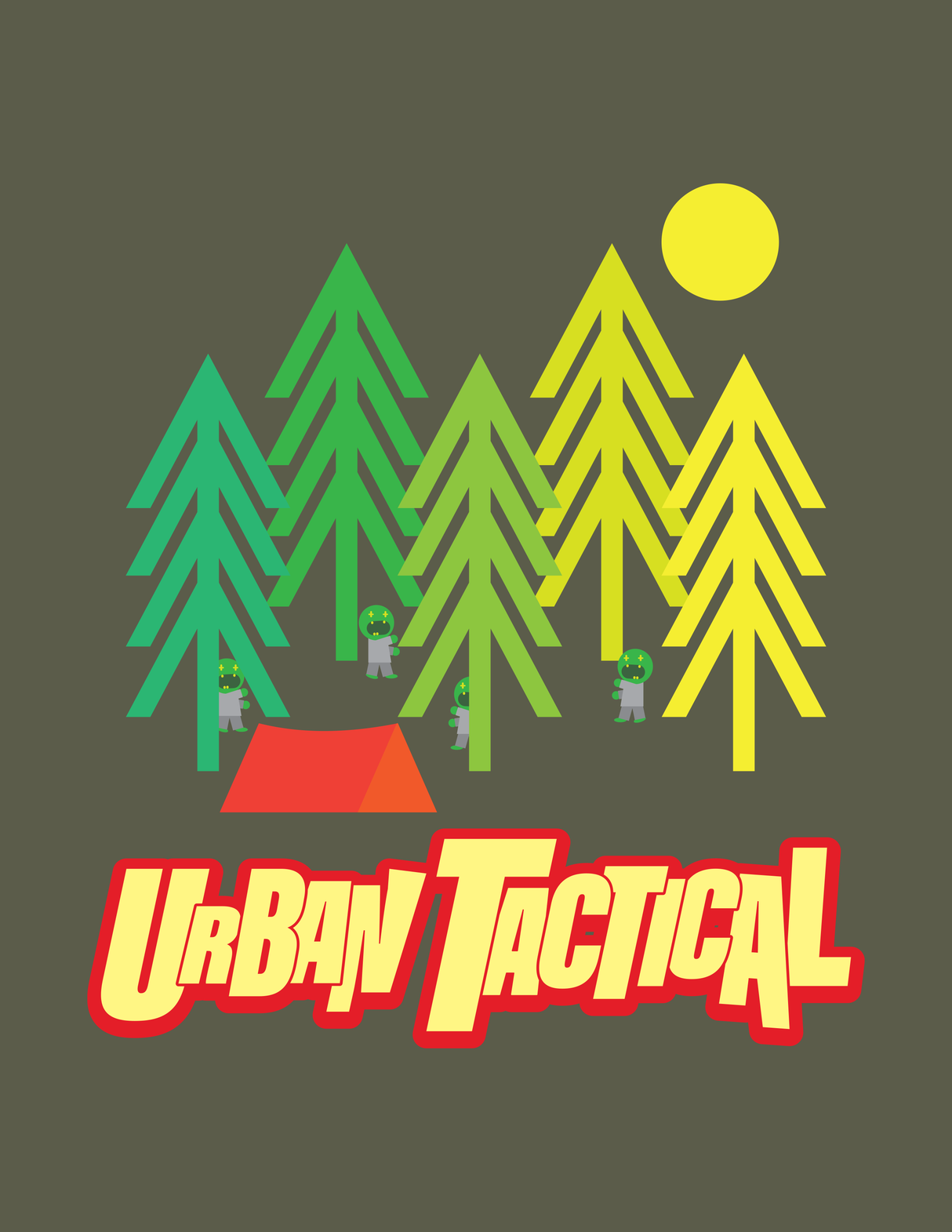 T-shirt Urban Tactical - Camping
